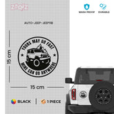 Bold Design Jeep Adventure Badge Sticker